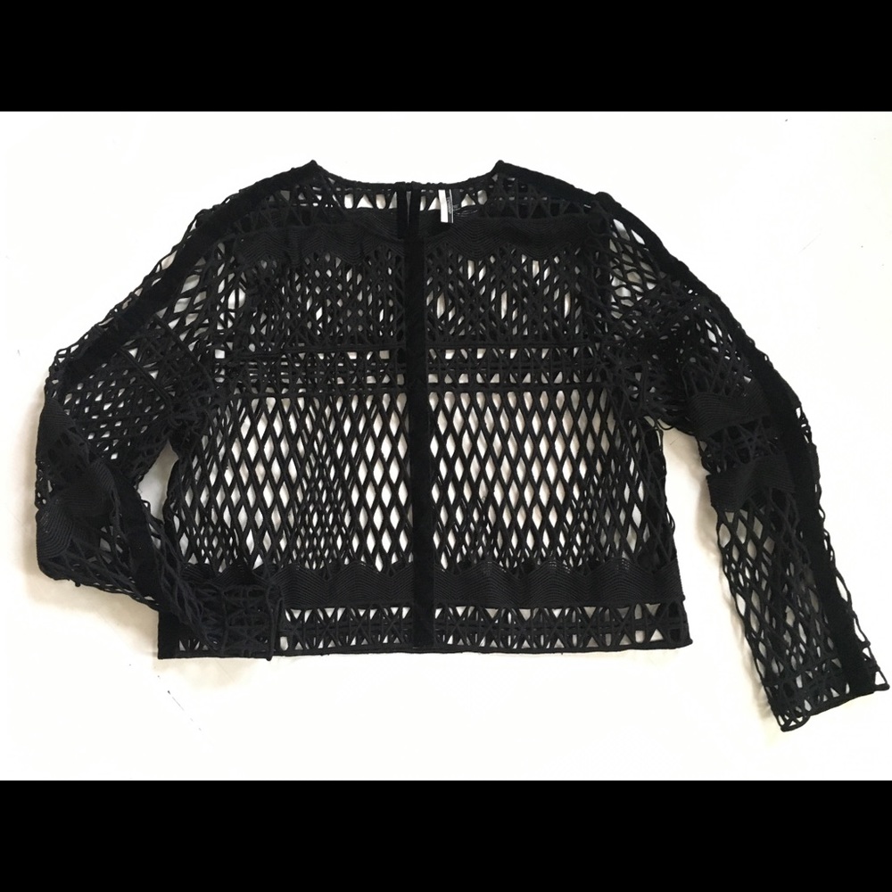 Stand-out peak a boo Topshop top